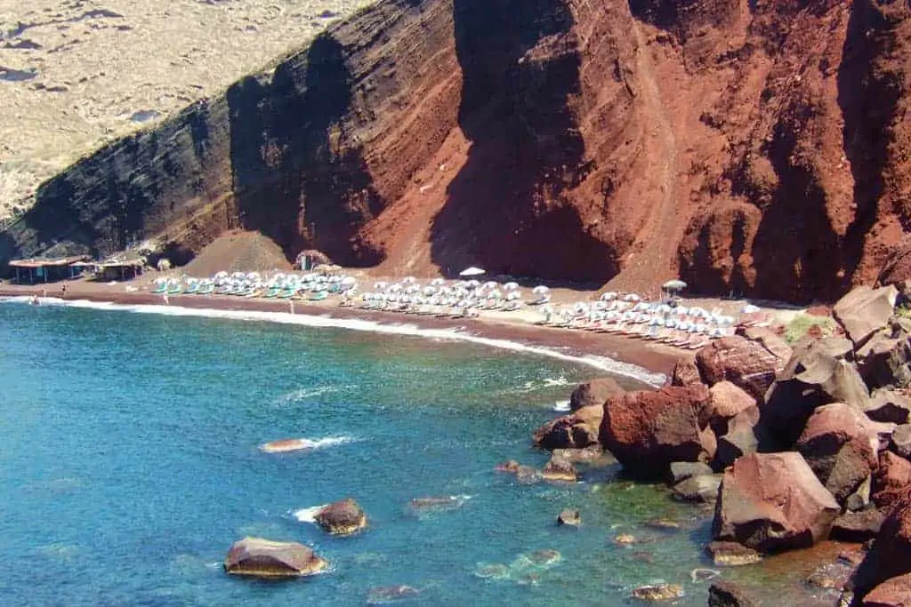 Red Beach Santorini Kokkini Paralia Beach Guide Santorini