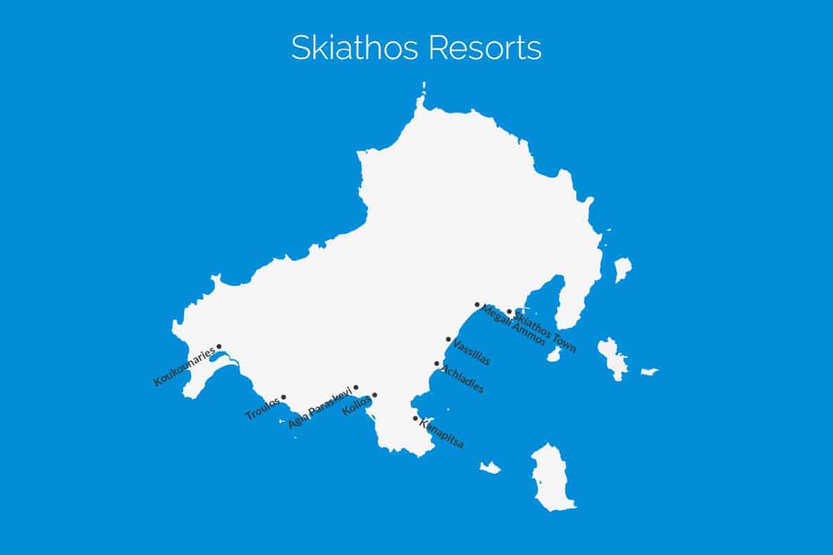 Skiathos Resort Map