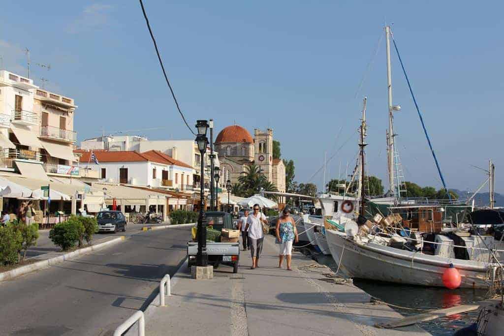 Aegina Town Waterfront