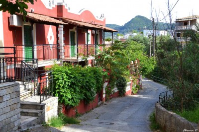 Moraitika Street Corfu