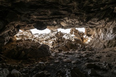 Inside White Stone Caves Kos