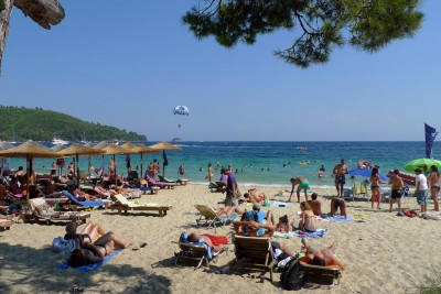 koukounaries Beach Closeup Skiathos