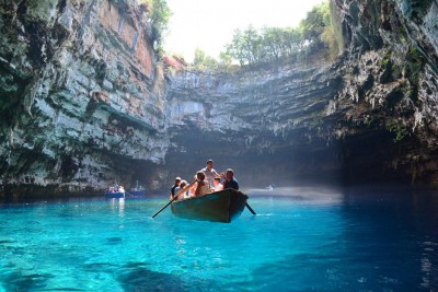 Melissani Lake Cave Kefalonia