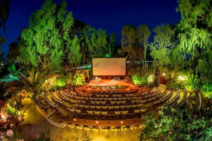 Open air cinema Kamari Santorini