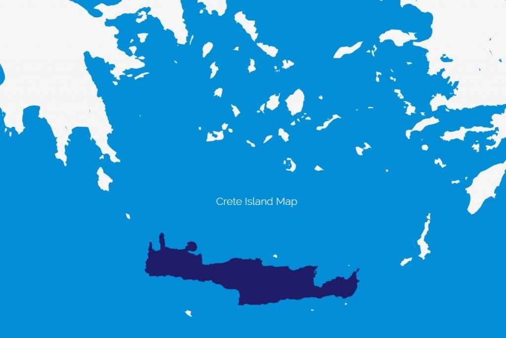 Crete Island Map
