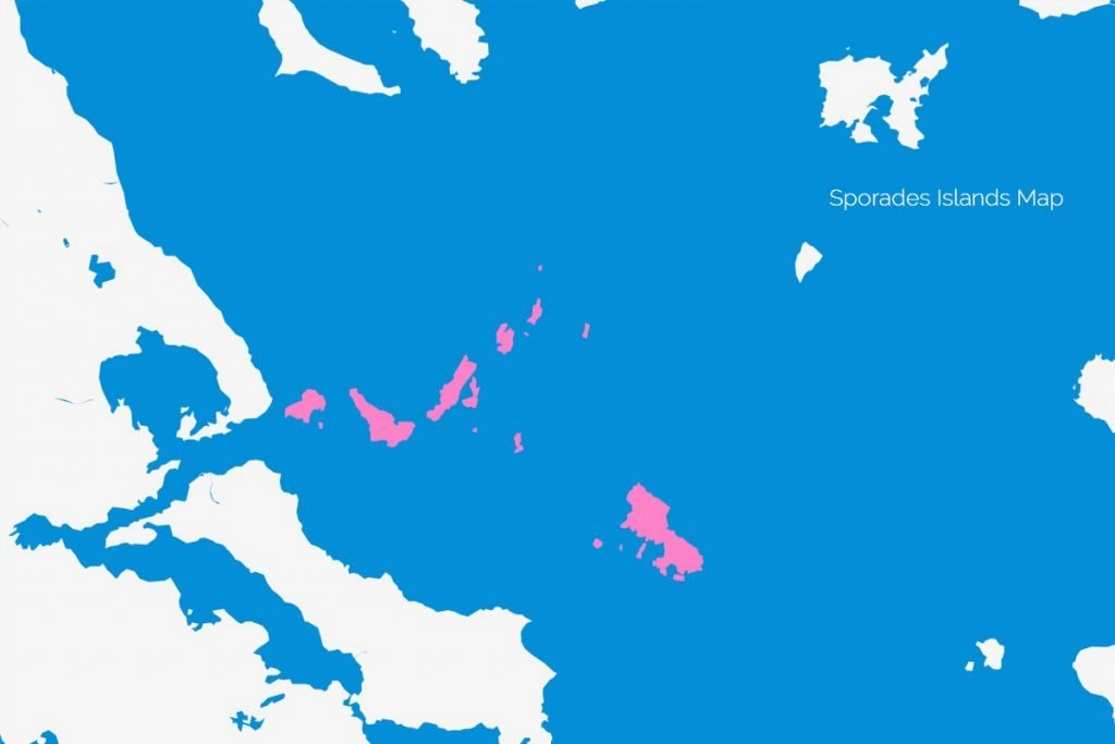 Sporades Islands Map