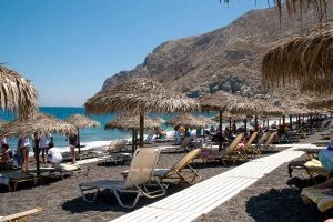 Kamari Beach Santorini