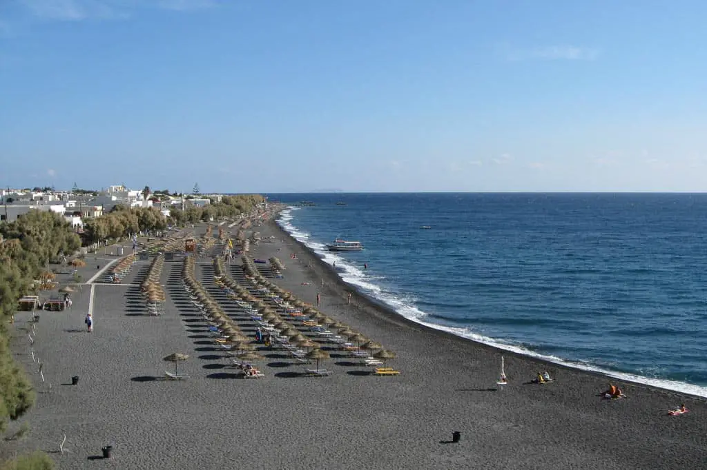 Kamari Beach Santorini