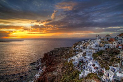 Oia Santorini Sunset