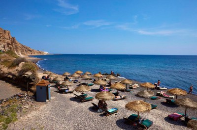 Eros Beach Santorini